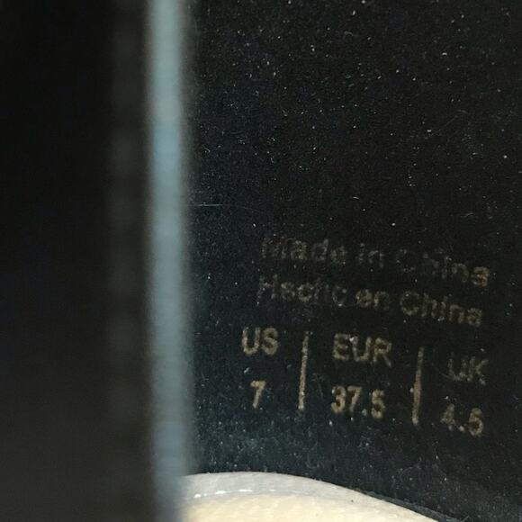 Aldo Black Strappy Shoes Heels Sandals Size 7 Torga EUC Women's Closed Toe - Picture 14 of 16